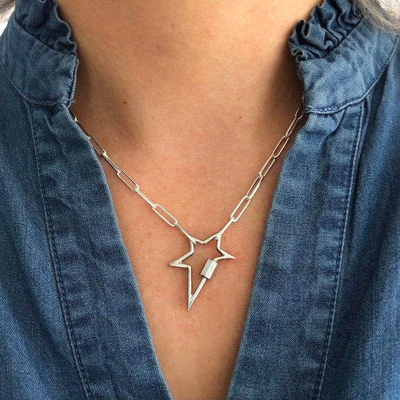 STAR CARABINER NECKLACE