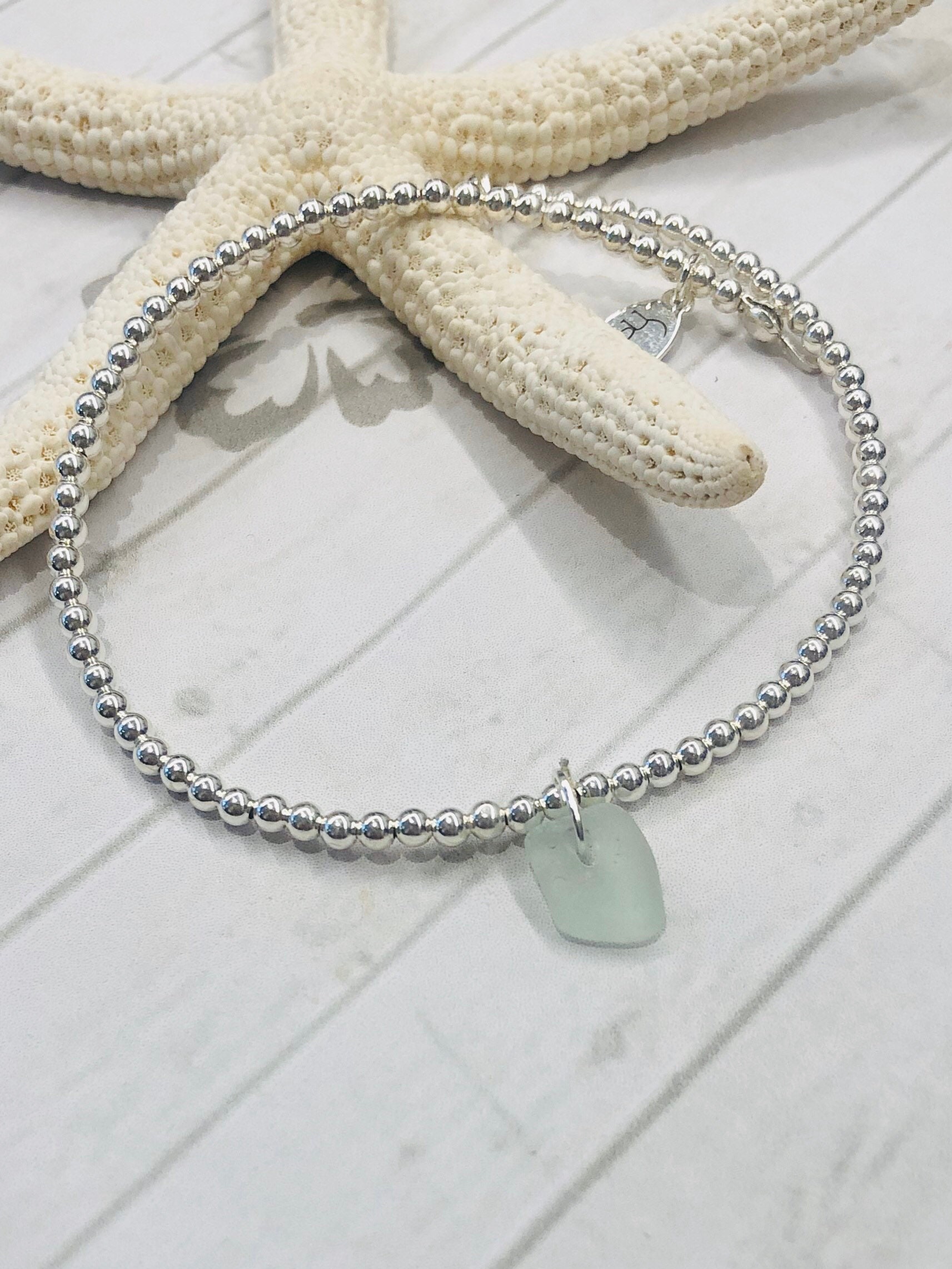 [92.5 Silver] Under the Sea Silver Anklet