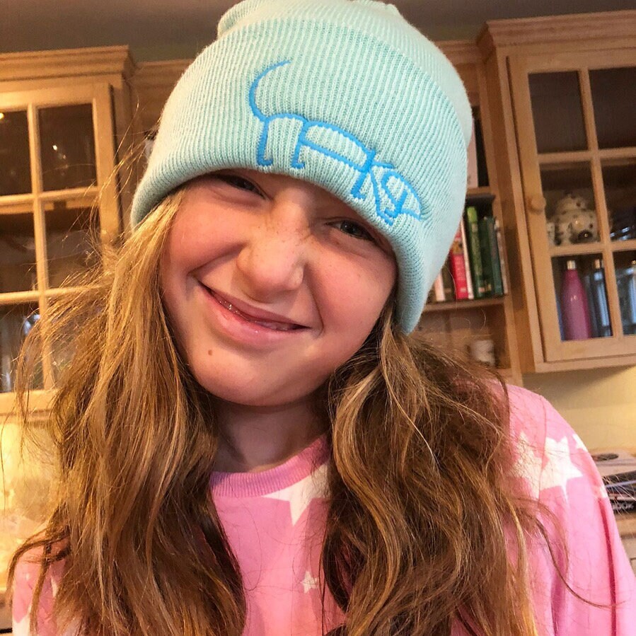 Bright Beanie Hat Turquoise Blue Mint 