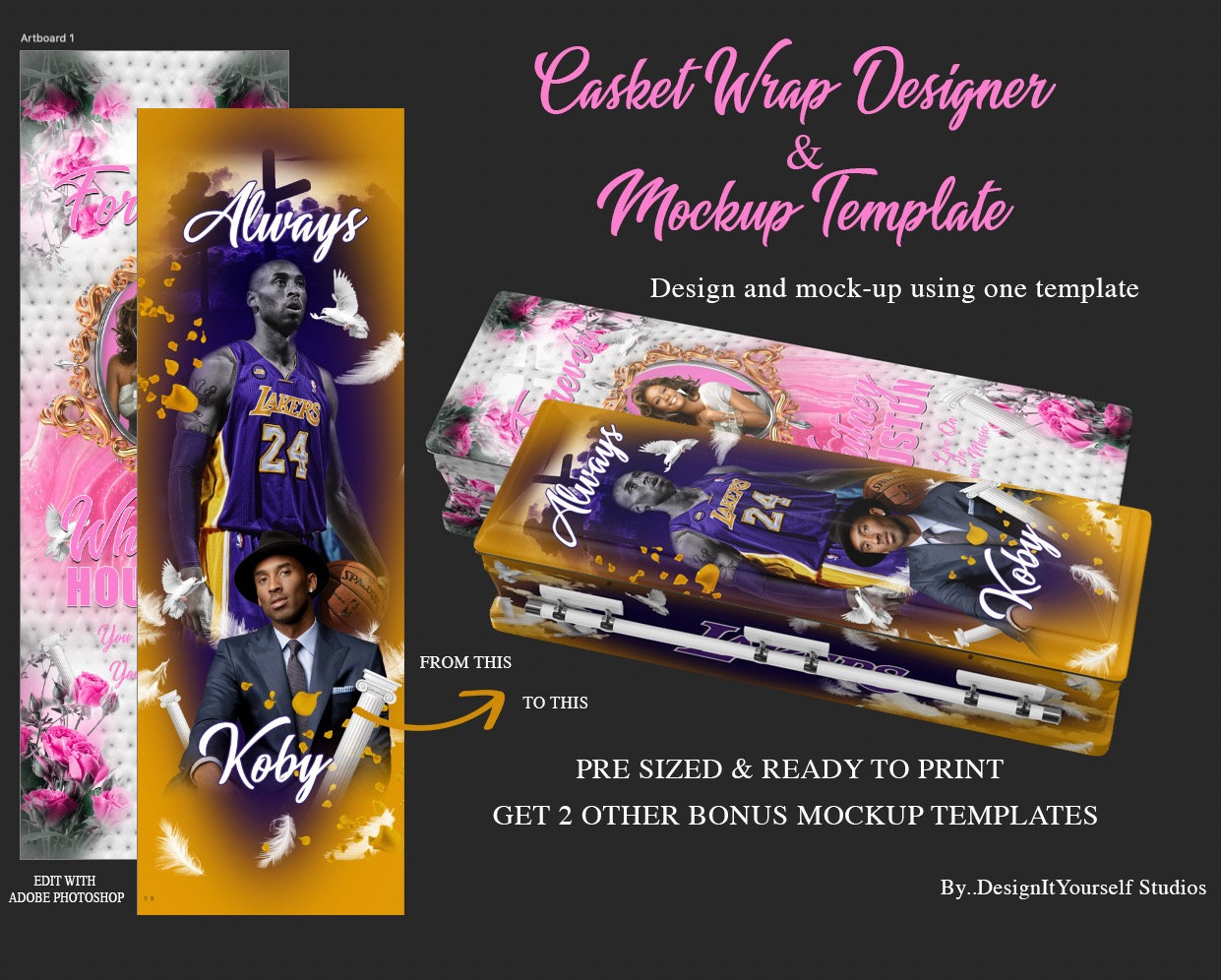 Casket Wrap Mockup Preview Template Etsy Casket Wrap Mockup Preview Template Etsy