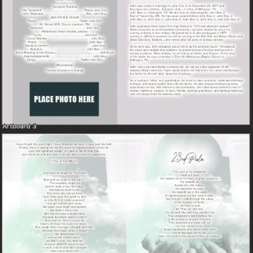 4 DESIGN OBITUARY shops Package
