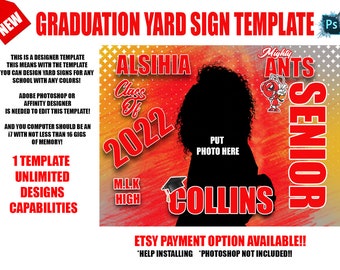 GRADUATION Yard Sign Template