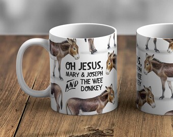 Jesus, Mary & Joseph and the Wee Donkey Mug