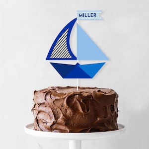 Blue Boat for Cake -  Canada