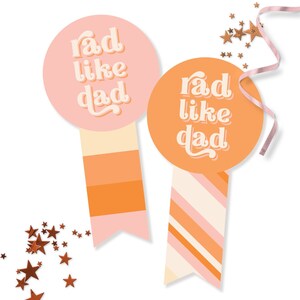 Vatertagsgeschenk - Druckbares Happy Father's Day Button Pin von Kindern - Rad wie Dad Tags - Daddy druckbares Geschenk - JUNI2021