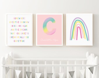 rainbow baby room