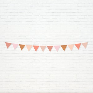 Boho Rainbow Banner - Printable Bohemian Rainbow Flag Bunting Banner - Earth tones Party Decor - Boho wall decor - Instant Download - 0002