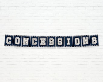 Striscione per concessioni - Bandiera stampabile per festa di calcio per il primo anno di età, stendardo per festa di compleanno per il primo anno - Decorazioni per la festa di sport per ragazzi - 0098