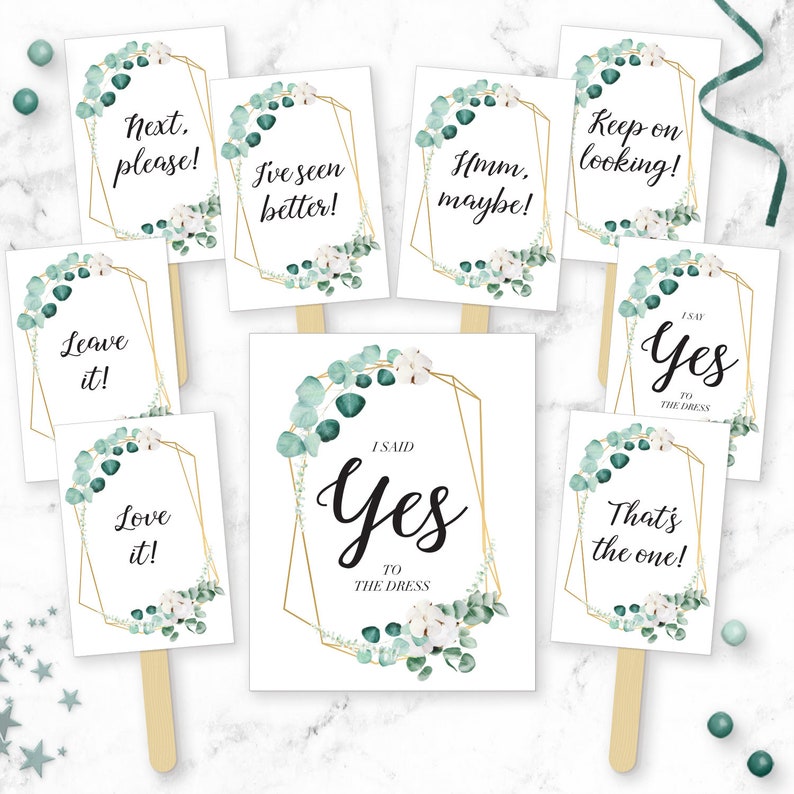 print-my-wedding-dress-shopping-signs-assembled-and-ship-my-etsy