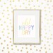Oh Happy Day Pastel Rainbow Playroom Art Print - Printable Homeschool Poster - Teacher Classroom ...
