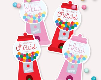 Fancy Land Valentinstag-Bastelset – 24 DIY Kaugummi-Maschinen, Ca. 20 X 11 Cm, Für Kinder & Schule