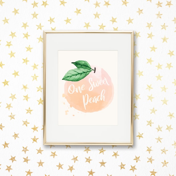 Download Set Of 3 Sweet As A Georgia Peach Printable Wall Art Sweet As A Peach Printable Set Georgia Peach Printable Nursery Decor Peach Baby Shower Digital Prints Art Collectibles Kromasol Com