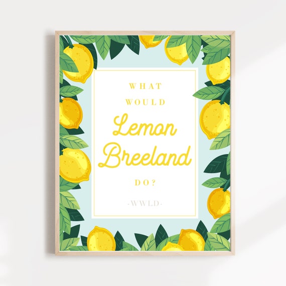 What Would Lemon Breeland Do? Hart of Dixie Fashion Quote - Illustration Wall Art Print - Printable Home Decor Tv Poster - Jaime King Il_570xn