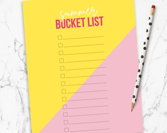 Summer Bucket List - Printable Monthly Seasonal Living Checkoff list - Holiday & Seasons Calendar Activity list for Moms and kids - AUG2020