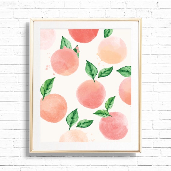 peach nursery decor