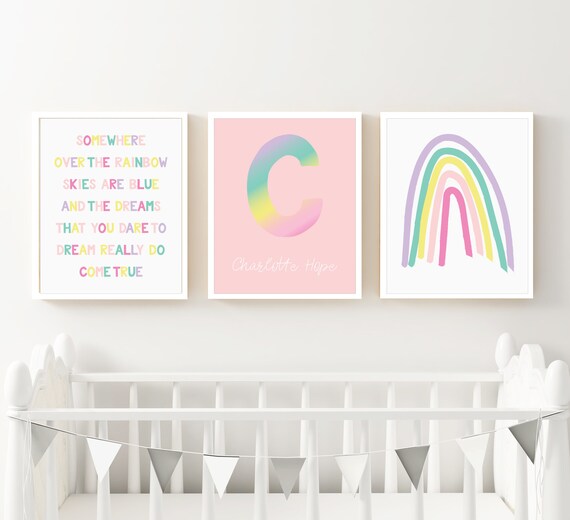 pastel rainbow nursery