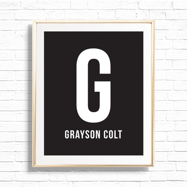 Black and White Nursery Decor - Etsy