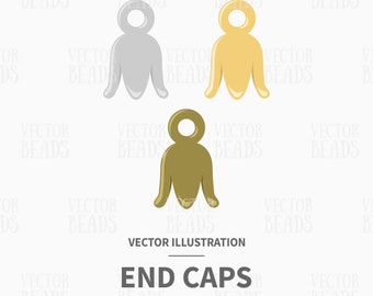 Ilustración vectorial de las copas finales de joyería - Digital Clipart