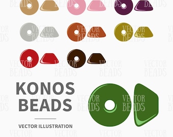 Konos Perlen Set - Clip Art Set - zum sofortigen Download