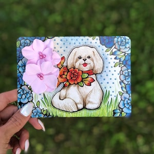 Set of pet accessories, dog bows,flower dog barrettes,pet hair clip,flower hair clip