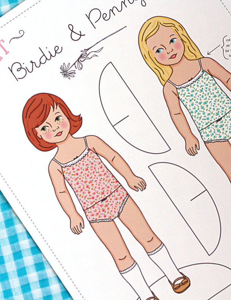 Birdie & Penny Printable Paper Dolls