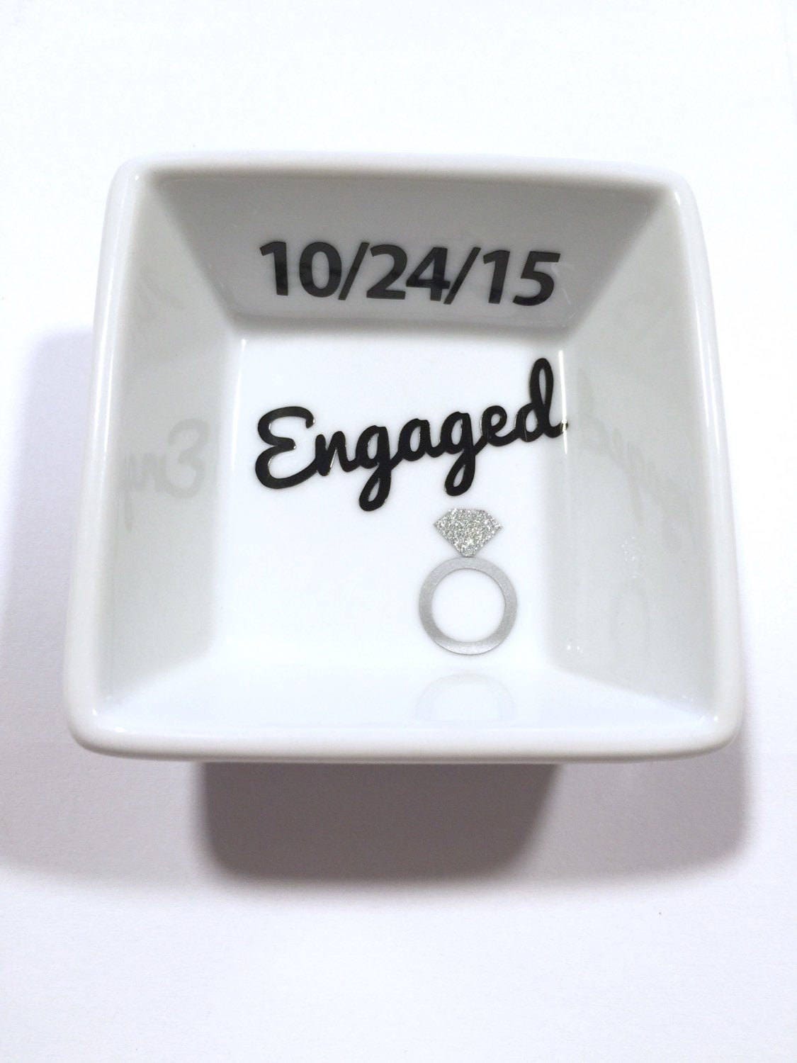 Ring Dish Engaged Ring Dish Engagement Ring Dish Ring Etsy