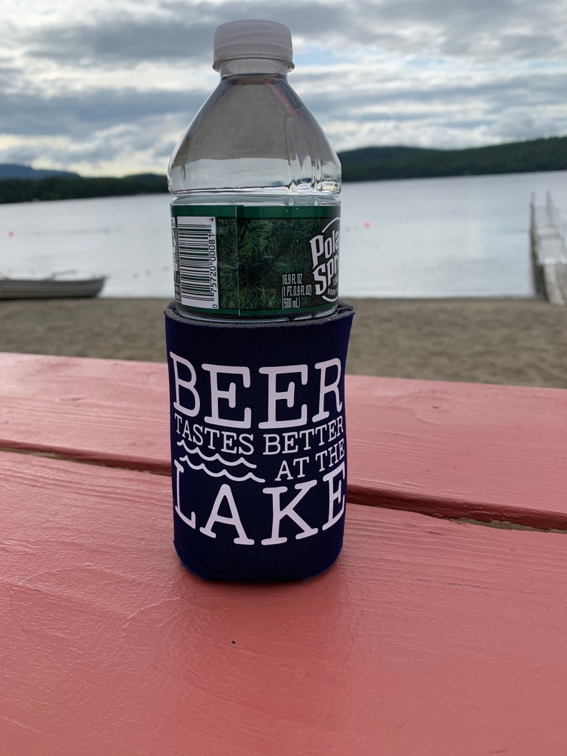 Beer Taste Better at the Lake Vacation Can Cooler Vacation Etsy