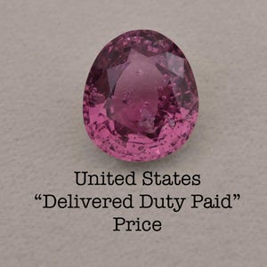 10.32 Carat Pink Spinel Gemstone: Antique Pear Cut Loose Stone