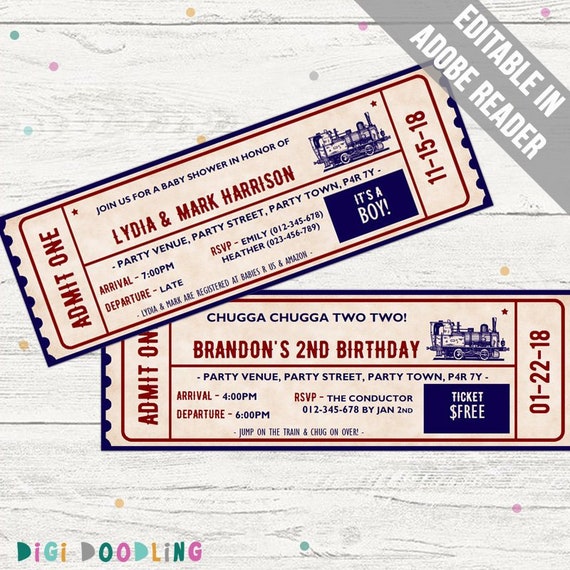 Train Ticket Invitations Template Free from i.etsystatic.com