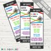 Laser Tag Party Printables. Includes Invitations Favor Tags - Etsy