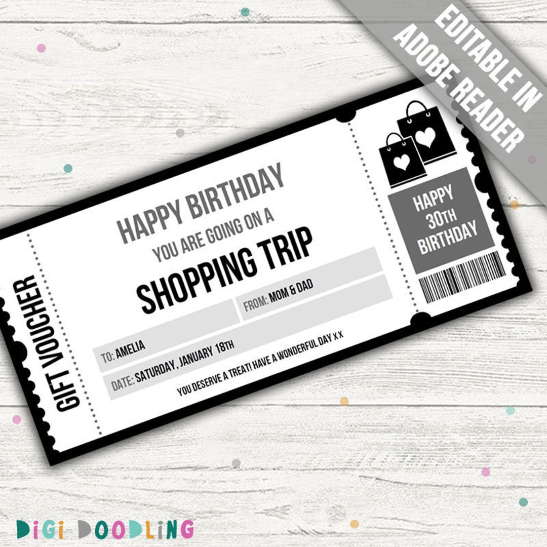 shopping trip coupon