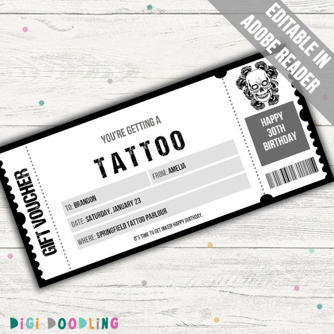 Tattoo Voucher Template Printable Tattoo Gift Voucher Tattoo Gift tattoo-voucher-template-printable-tattoo-gift-voucher-tattoo-gift