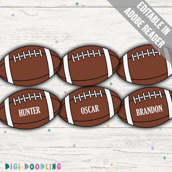 football-tags-football-party-decor-favor-tags-printable-etsy
