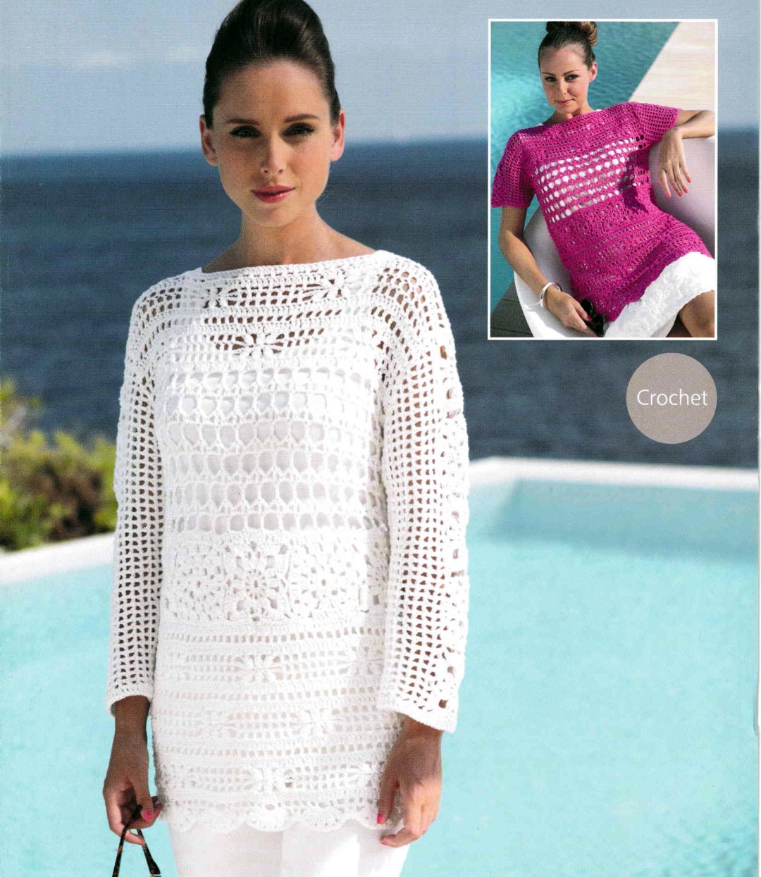 トップス BOTT 24SS Cotton Crochet Knit Shirts Crochet Front Tie Tops for Women Y2k Short Sleeve Knit Tees