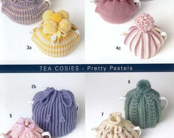 Hugh selection of Teas Cosies to knit- See description 8ply (DK) download PDF Knitting Pattern