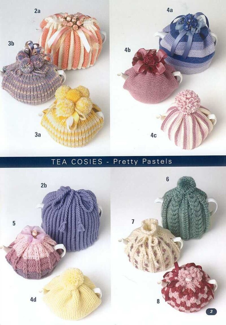 Hugh Selection of Teas Cosies to Knit- See Description Before Purchase ...
