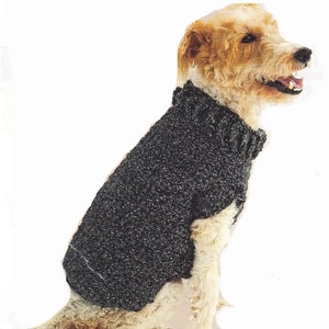 PDF Crochet Pattern-  Dog coat to Crochet  fits small to xl dogs- -Instant download PDF