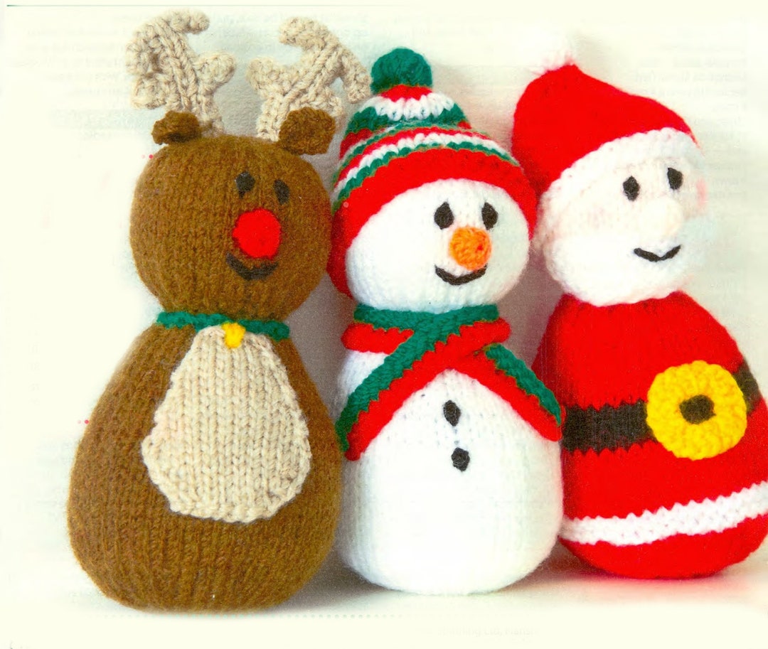pdf-knitting-pattern-for-christmas-festive-toys-santa-reindeer-and