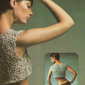 Woman&#39;s/Ladies Easy Bolero Cropped Summer Tops- fits Bust 34-36&quot;Download Now-Crochet Pattern
