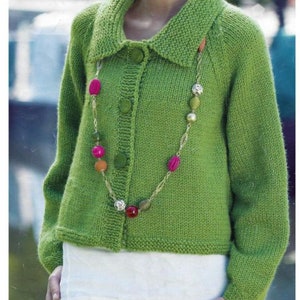 Woman&#39;s Ladies  Big Chunky Bulky, quick knit cardigans/Jackets- 32 - 44 Bust -Knitting Pattern- Instant Download