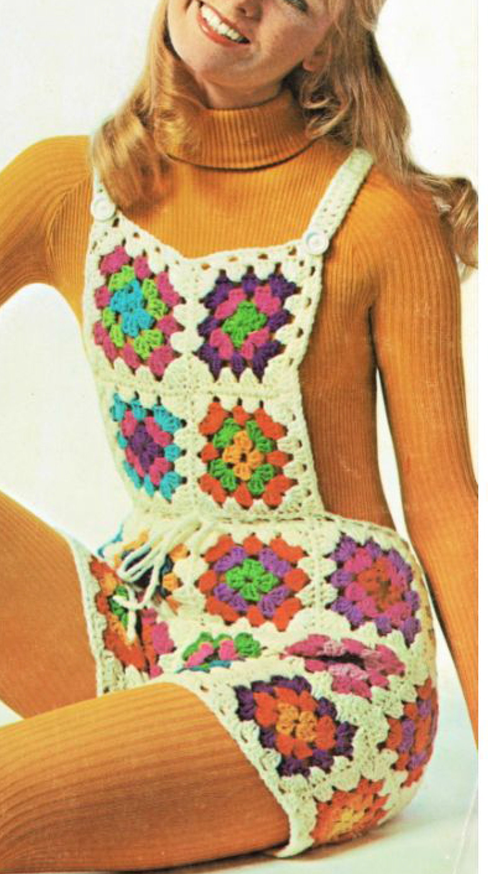 30 Women’s Crochet Shorts Patterns To Make Before Summer Hits 33 Granny Squares Dungaree Shorts