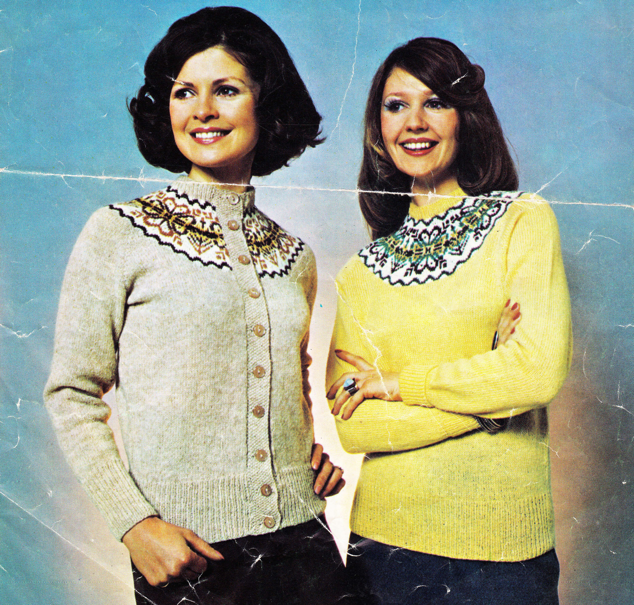 Shetland Wool Fair Isle Cardigan - Etsy