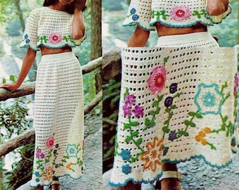 スカート Olive Crochet Skirt leinwande Olive Crochet Skirt leinwande