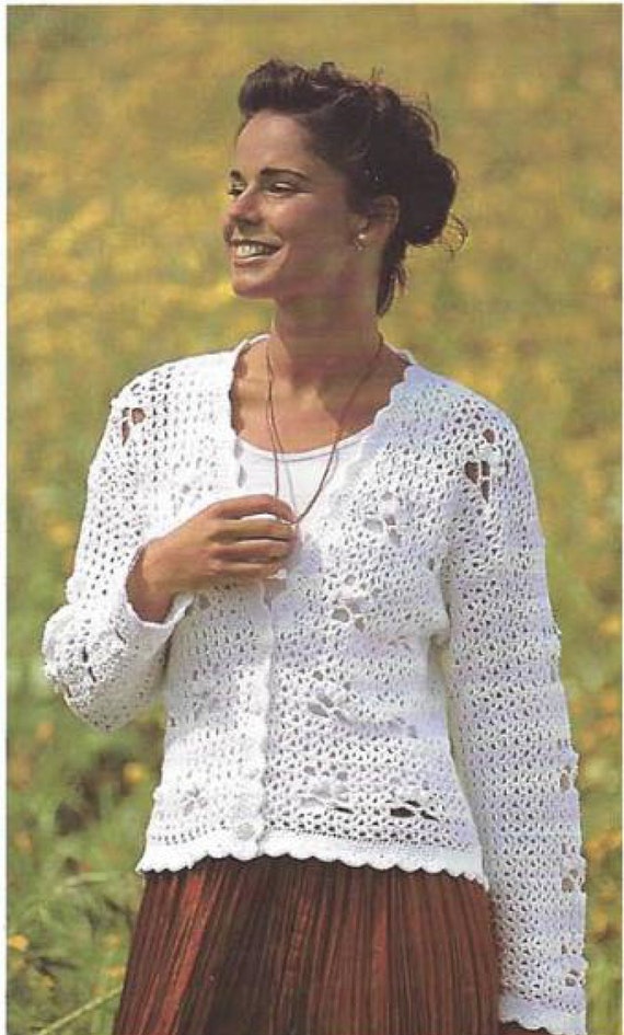 Easy Beginner Crochet Summer V Neck Cardigan Long or Short