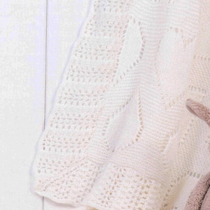 Sweetheart baby shawl Knitting Pattern Measures 53 x53 &quot; Knitted in 4 ply Yarn- Download PDF- Lace borer, christening shawl- baptism