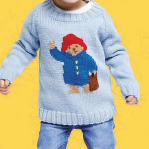 free paddington bear jumper knitting pattern