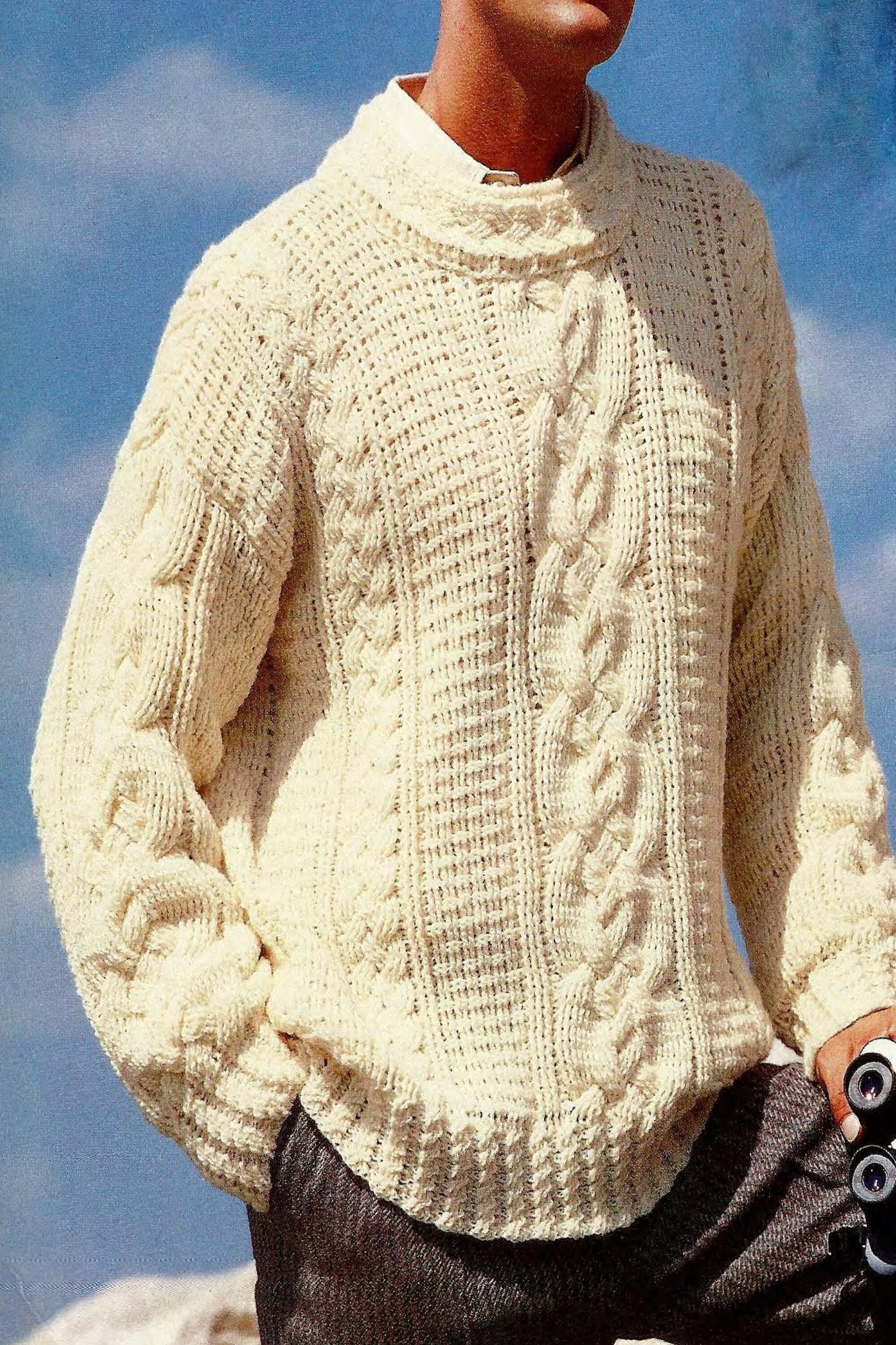 久遠　Fisherman collage knit/White il_fullxfull.4349854883_4n90.jpg
