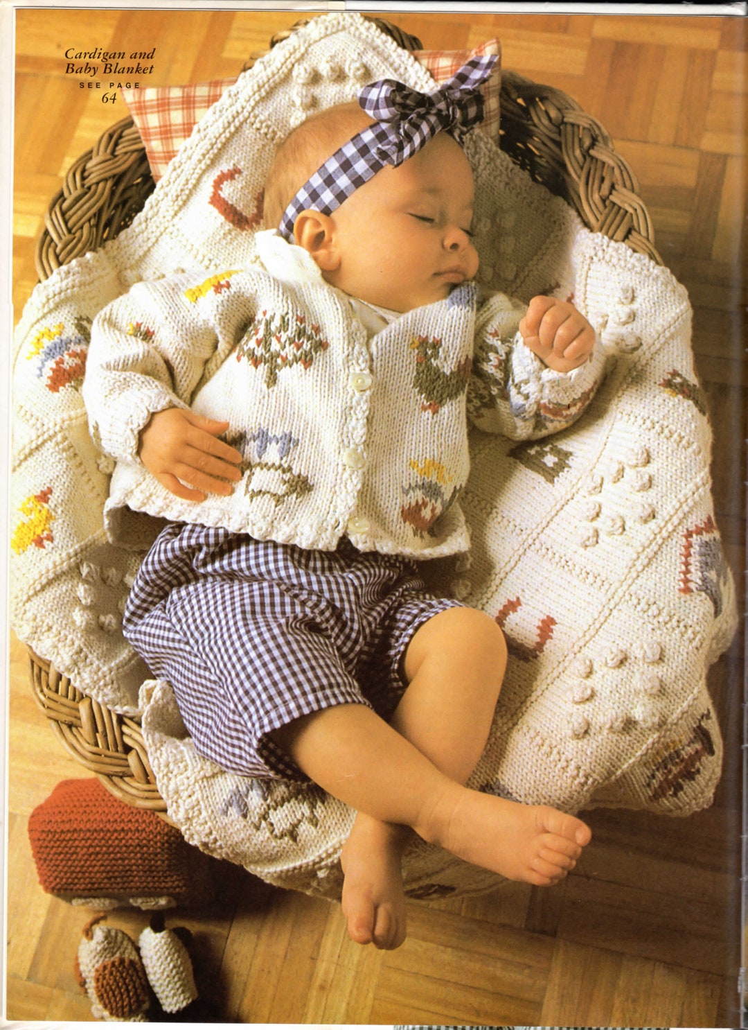PDF Knitting Pattern Baby Cardigan and Blanket- Alphabet-4-9 Months in ...