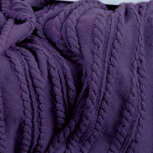 Bramble stitch & Cable throw- Afghan Blanket Aran 10 ply worsted wool- Knitting pattern Download PDF