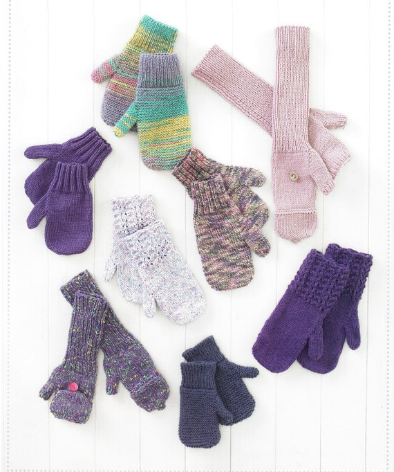 Easy Fingerless Ply Fingerless Glove Pattern Easy Cable Knit